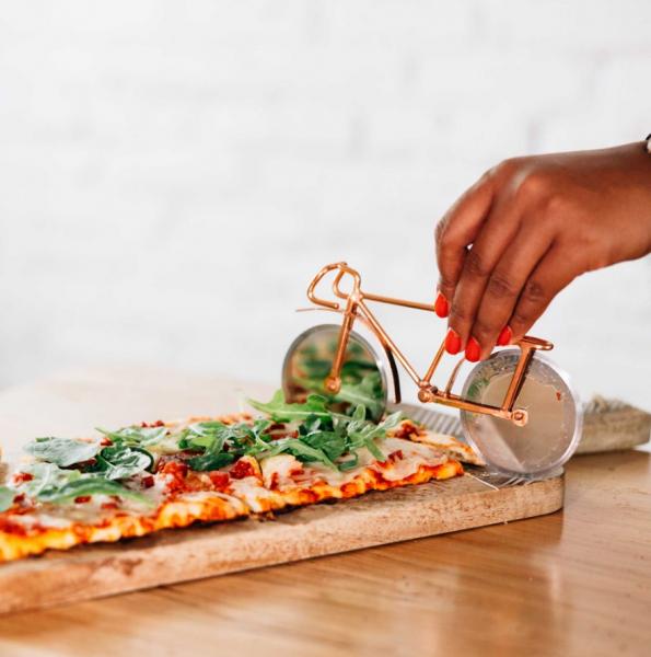 COPPER COATED STEEL PIZZA CUTTER