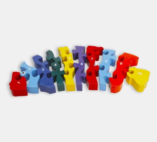 FISH PUZZLE - COLORS & NUMBERS