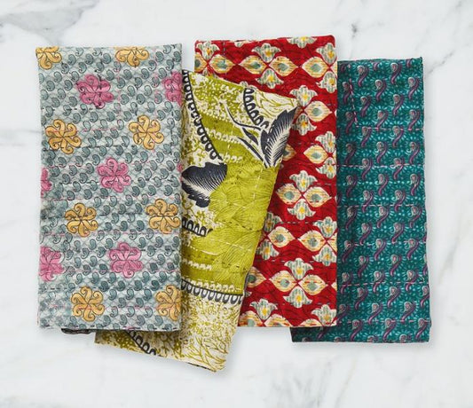 KANTHA NAPKINS X4