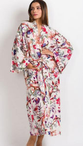 IVORY BIRDS ROBE