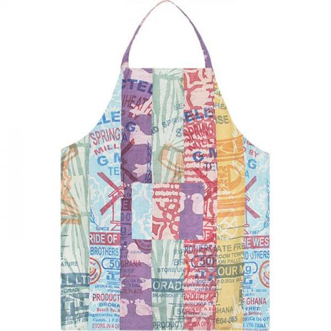 REVERSIBLE BATIKED FLOUR SACK APRON