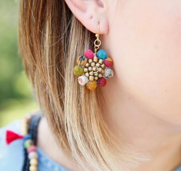 SUNFLOWER EARRINGS