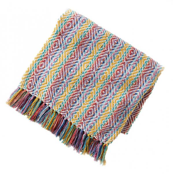 RAINBOW UPCYCLED COTTON THROW