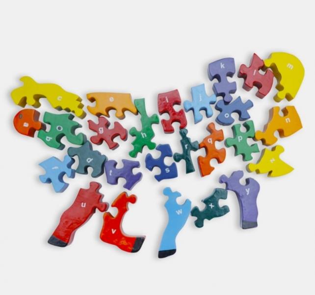 HORSE PUZZLE - COLORS & LETTERS