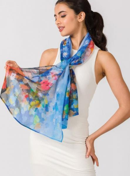 DANA FLORAL SCARF