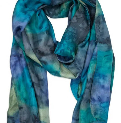 PAINTED WATERFALL SCARF