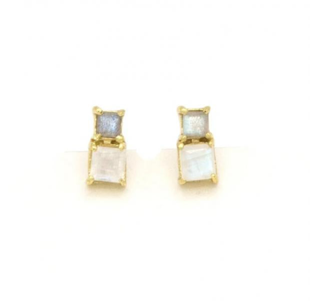 TINY BOXES EARRINGS