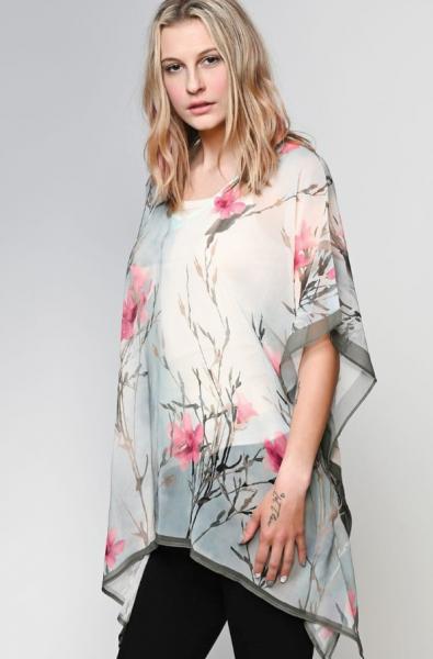 ORCHID PONCHO