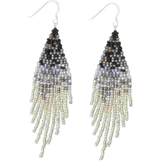 SILVER CHANDELIER EARRINGS