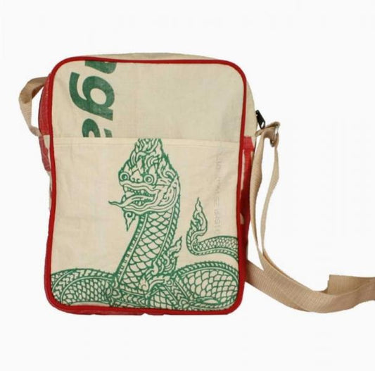 SERPENT CEMENT CROSSBODY BAG