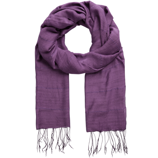 ACAI SILK AND LINEN SCARF