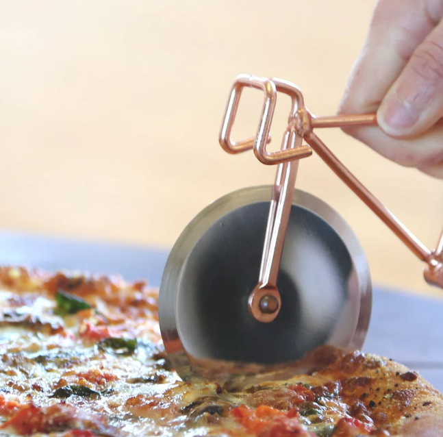 COPPER COATED STEEL PIZZA CUTTER